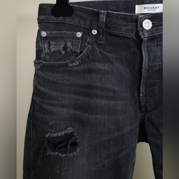 Mousy Vintage Kelly Tapered Denim Pants Black (28) - Picture 12 of 16